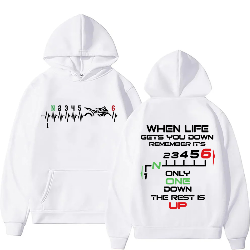 Motorcycle Gear Hoodie - Nieuwe 1N23456 motorfiets-hoodies met hartmotief voor