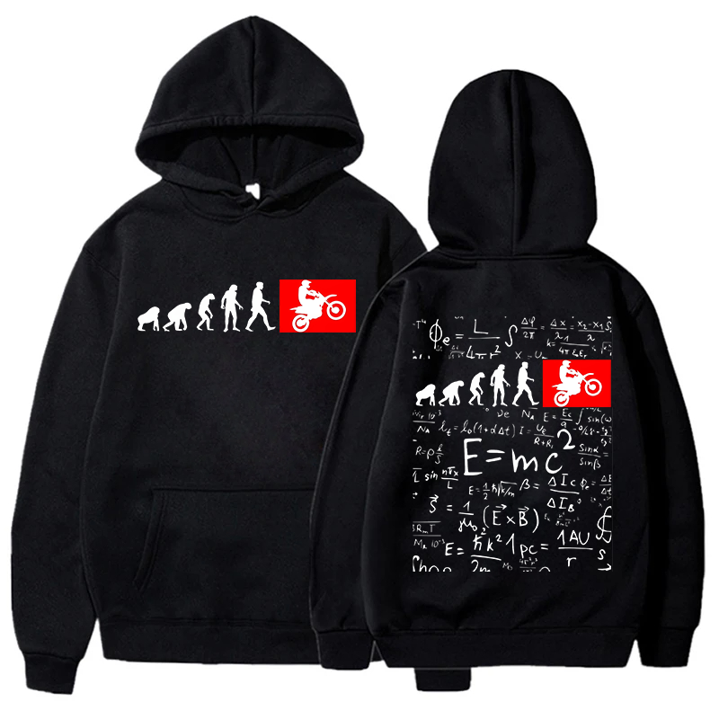 Motorcycle Gear Hoodie - Motorcycle Biker Hoodie Mannen Harajuku Vintage
