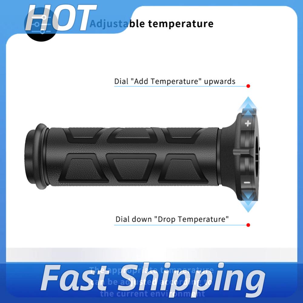 Handlebar Grip Heated - Elektrisch gegoten handvatten Waterdicht 22 mm