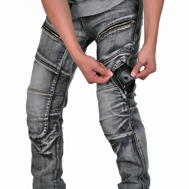 Motorcycle Gear Wash - Motorjeans retro valbestendige broek motorfiets scheurbestendige