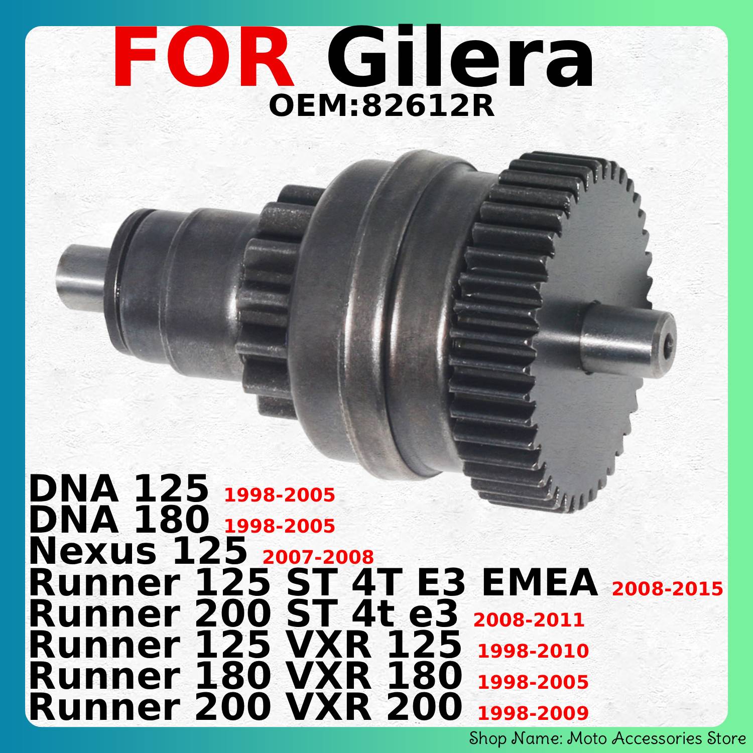 Quality Motorcycle Gear - Motorfiets Starter Drive Bendix/Starter Gear Onderdelen