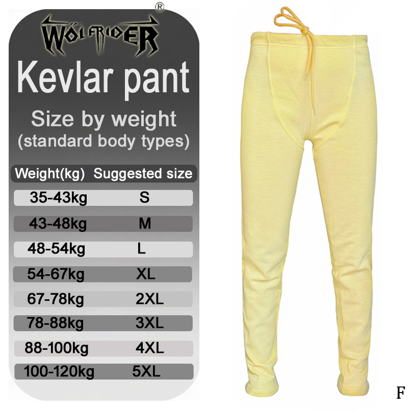 Motorcycle Wearing Gear - KEVLAR motorbroek heren aramidevezel scheurbestendig brandwerend