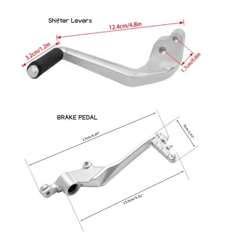 Motorfiets achterrem schakelhe - Motorcycle Gear Pedal recensie en prijs
