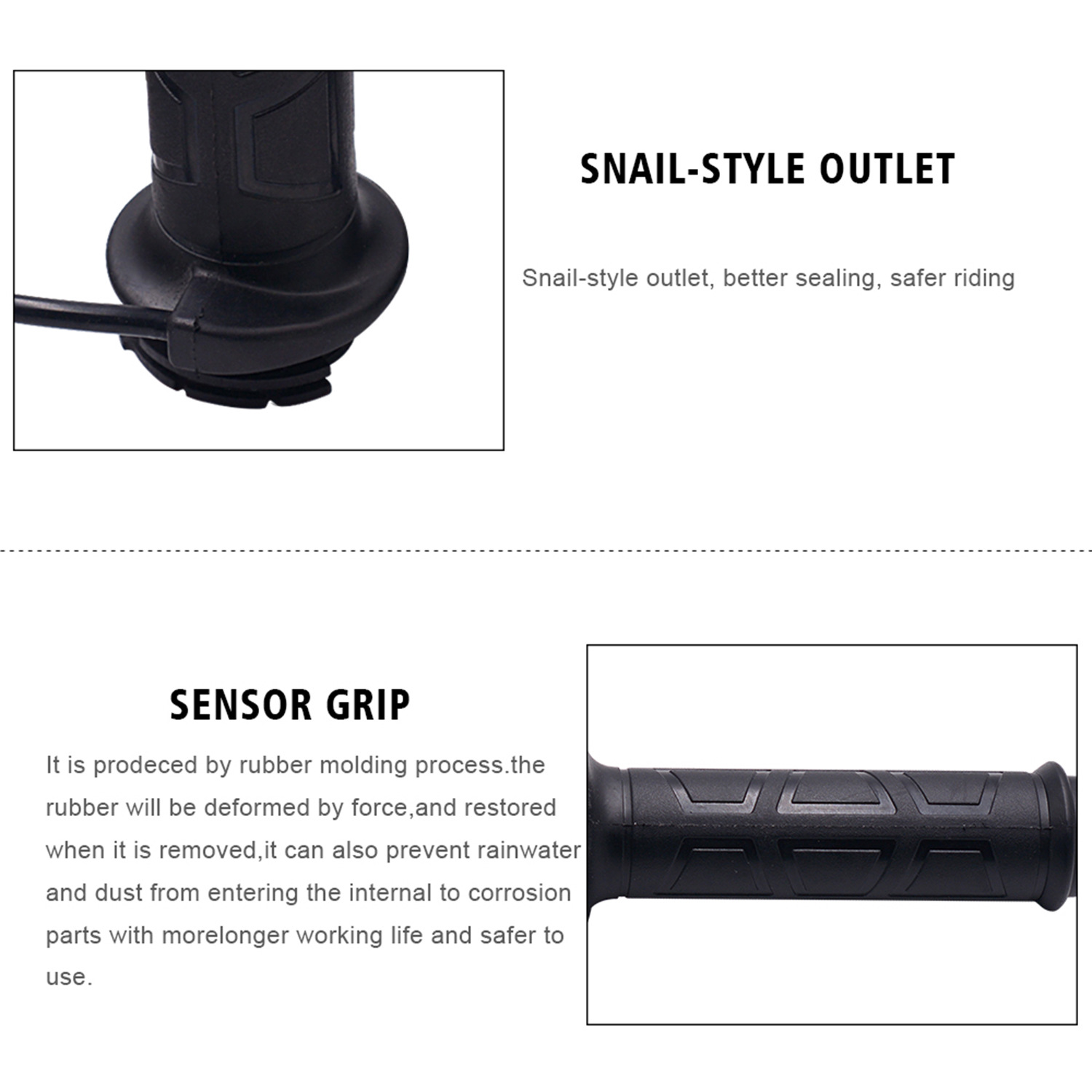 12V Motorfiets Verwarmde Grips - Handlebar Grip Heated recensie en prijs