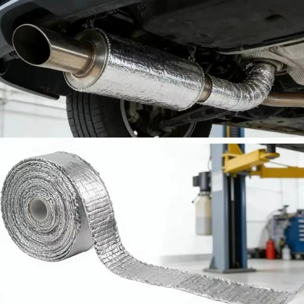 5M uitlaatpijp warmtebestendig - Exhaust Wrap Titanium recensie en prijs