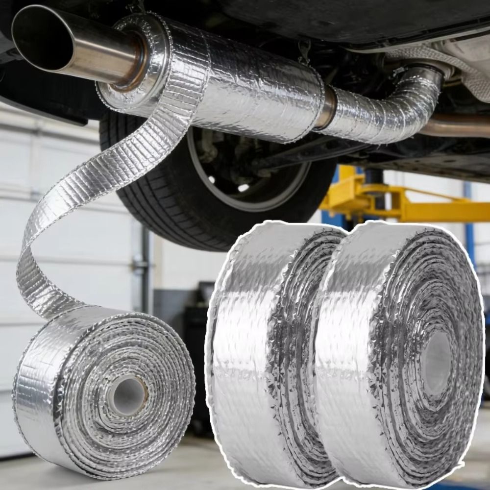 5M uitlaatpijp warmtebestendig - Exhaust Wrap Titanium recensie en prijs