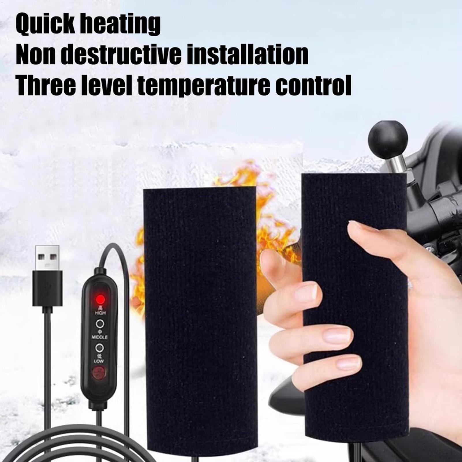 USB-verwarmde motorfietsgrepen - Handlebar Grip Heated recensie en prijs