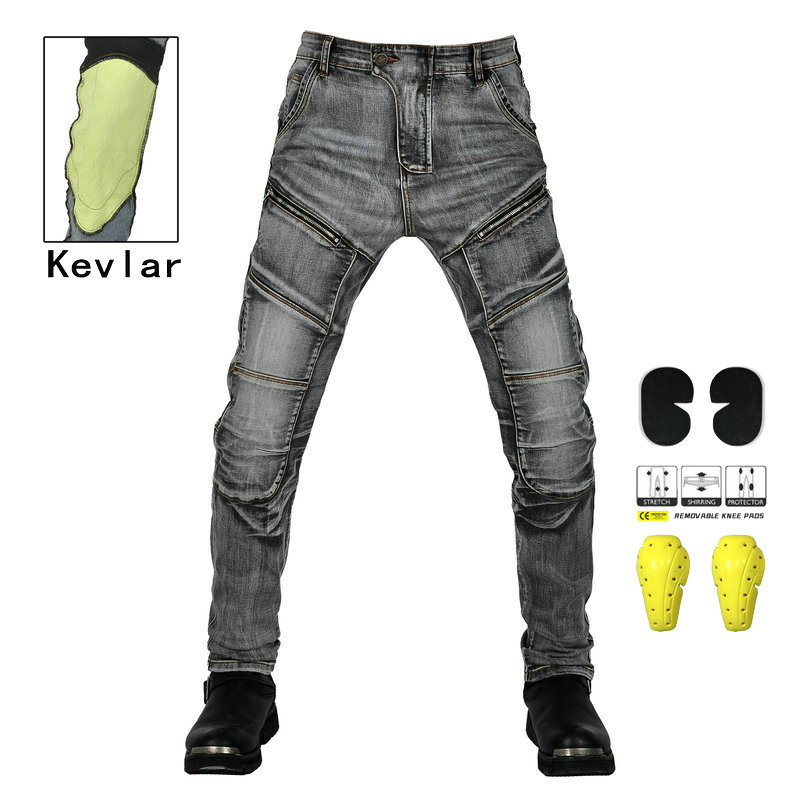 Motorjeans retro valbestendige - Motorcycle Gear Wash recensie en prijs
