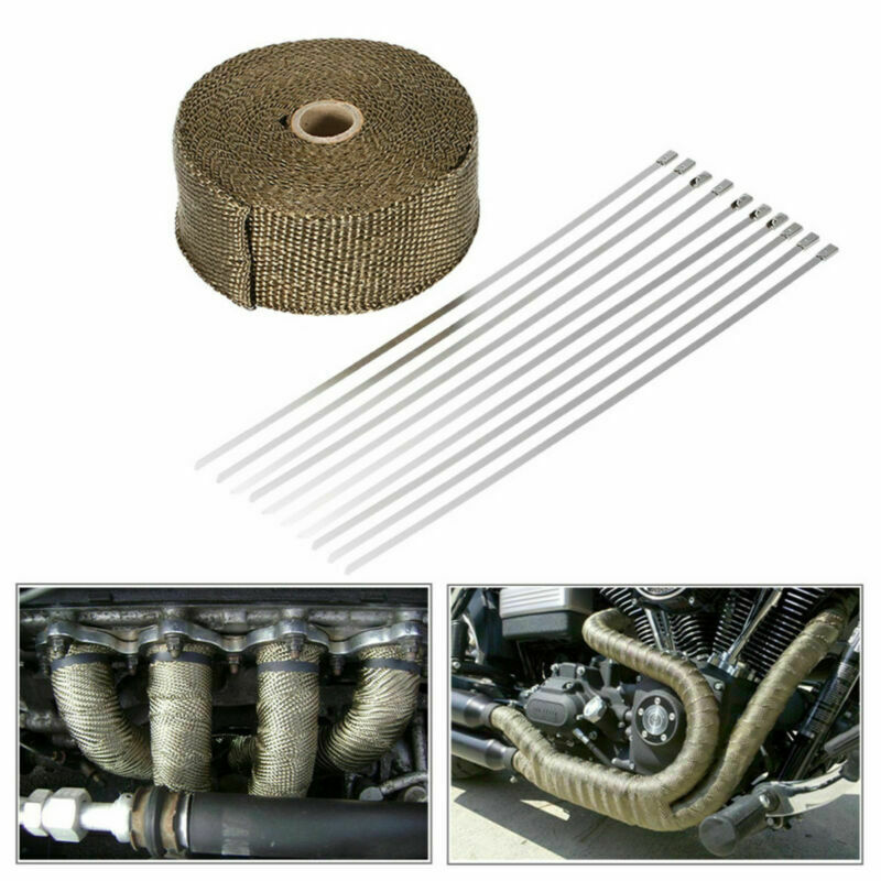 10M Motorfiets Uitlaatsystemen - Exhaust Wrap Titanium recensie en prijs