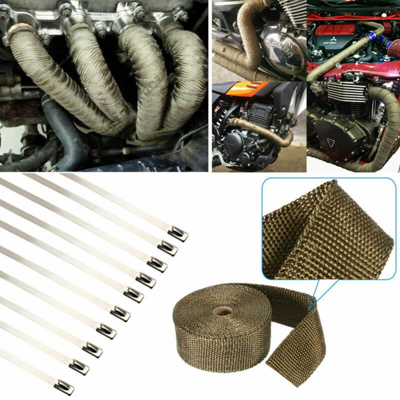 10M Motorfiets Uitlaatsystemen - Exhaust Wrap Titanium recensie en prijs