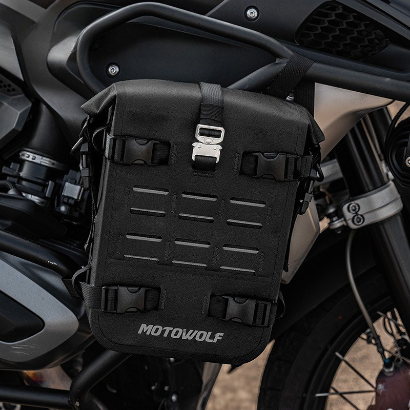 Motorfiets crashbar tas met gr - Motorcycle Wearing Gear recensie en prijs