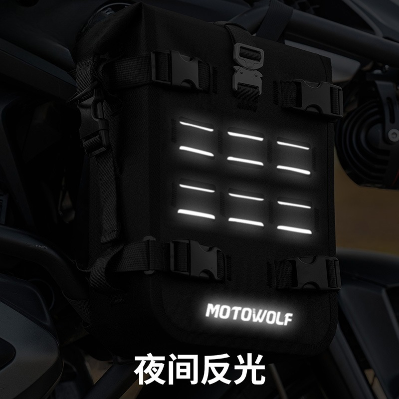 Motorfiets crashbar tas met gr - Motorcycle Wearing Gear recensie en prijs